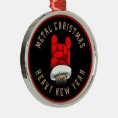 Weihnachten mit Schwermetall Ornament Aus Metall (Rechts)