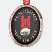 Weihnachten mit Schwermetall Ornament Aus Metall (Links)