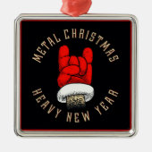 Weihnachten mit Schwermetall Ornament Aus Metall (Vorne)