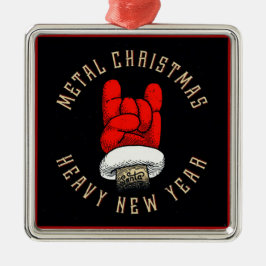 Weihnachten mit Schwermetall Ornament Aus Metall