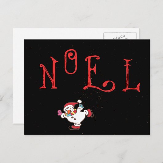 WEIHNACHTEN mit Skaten Snowman (Vorne/Hinten)