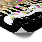 Weihnachten mit Spaß und Weihnachten Poster (Ecke)