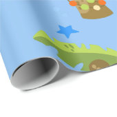 Weihnachten mit tropischen Palmen Geschenkpapier (Rolleneckpunkt)