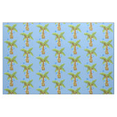 Weihnachten mit tropischen Palmen Stoff (Fat Quarter (45,7 x 55,9 cm))