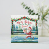 Weihnachten mit Weihnachten auf dem Platz (Stehend Vorderseite)