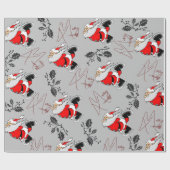 Weihnachten mit Weihnachten Geschenkpapier (Flach)