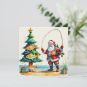 Weihnachten mit Weihnachtsangeln (Stehend Vorderseite)