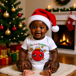 🎄 Weihnachten mit Weihnachtsbaum baumhaft Baby Strampler