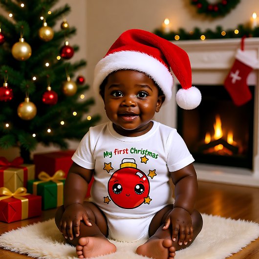 🎄 Weihnachten mit Weihnachtsbaum baumhaft Baby Strampler