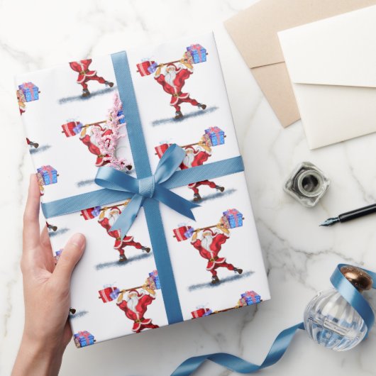 Weihnachten mit Weihnachtsgeschenken Funny Wrappin Geschenkpapier (Schenken)