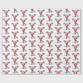 Weihnachten mit Weihnachtsgeschenken Funny Wrappin Geschenkpapier (Flach)