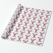 Weihnachten mit Weihnachtsgeschenken Funny Wrappin Geschenkpapier (Ungerollt)