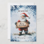 Weihnachten mit Zeichen Frohe Weihnachten (Vorderseite)