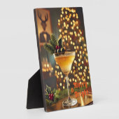 Weihnachten Mitte des Jahrhunderts Merry & Bright  Fotoplatte (Seite)