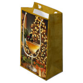 Weihnachten Mitte des Jahrhunderts Merry & Bright Kleine Geschenktüte (Vorderseite Schrägansicht)