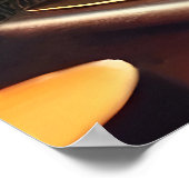 Weihnachten Mitte des Jahrhunderts Merry & Bright Poster (Ecke)