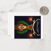 Weihnachten Mitteilungskarte (Vorderseite/Rückseite Beispiel)