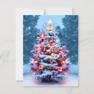 Weihnachten Mitteilungskarte