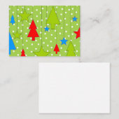 Weihnachten Mitteilungskarte (Vorne/Hinten)