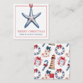 Weihnachten Mitteilungskarte (Vorne/Hinten)