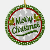 Weihnachten - Mittelalter Moderne Formen Keramik Ornament (Vorne)