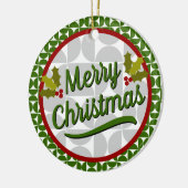 Weihnachten - Mittelalter Moderne Formen Keramik Ornament (Links)