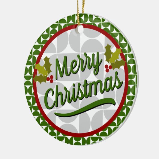 Weihnachten - Mittelalter Moderne Formen Keramik Ornament (Links)