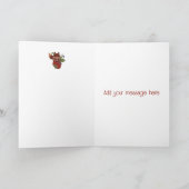 Weihnachten Mitten mit Niedlich Fox (Innenseite)