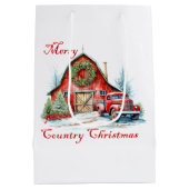 Weihnachten Mittlere Geschenktüte (Rückseite)