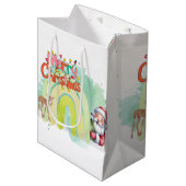 Weihnachten mittlere geschenktüte (Vorderseite Schrägansicht)