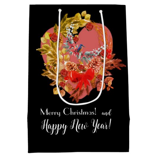 Weihnachten! Mittlere Geschenktüte (Rückseite)