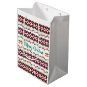 Weihnachten Mittlere Geschenktüte (Vorderseite Schrägansicht)