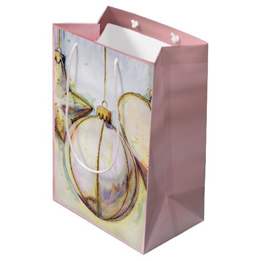 Weihnachten Mittlere Geschenktüte (Rückseite Schrägansicht)