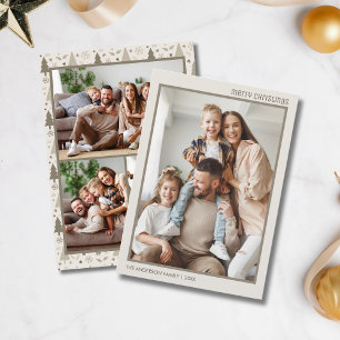 Weihnachten Modern 4 Familienfoto-Collage
