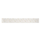 Weihnachten Modern Gold Arch White Satinband (Vorderseite)