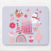Weihnachten modern mousepad (Vorne)