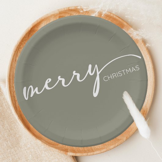 Weihnachten modern pappteller