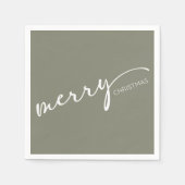 Weihnachten modern serviette (Vorderseite)