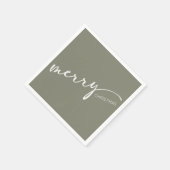 Weihnachten modern serviette (Ecke)