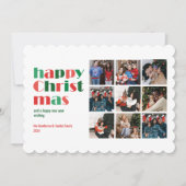 Weihnachten - Moderne mehrsprachige Bilderfamilie (Vorderseite)