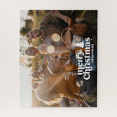 Weihnachten Moderne minimale Foto Collage einzigar Puzzle (Vertikal)