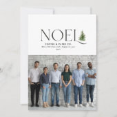 Weihnachten Moderne Typografie 1 Foto (Vorderseite)