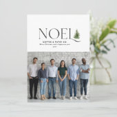 Weihnachten Moderne Typografie 1 Foto (Stehend Vorderseite)