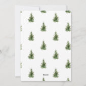 Weihnachten Moderne Typografie 1 Foto (Rückseite)