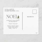 Weihnachten Moderne Typografie Weihnachtsfeiertag (Rückseite)