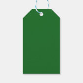 Weihnachten Moderner Whimsikbaum - Schneeflocken Geschenkanhänger (Rückseite)