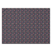 Weihnachten Modernes Abstraktes Hirsch Verlasst Bl Tischdecke (Vorderseite (Horizontal))