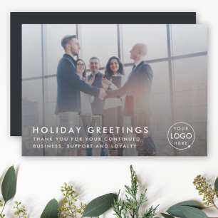 Weihnachten   Modernes Corporate Foto Logo