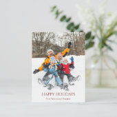 Weihnachten Modernes Foto (Stehend Vorderseite)