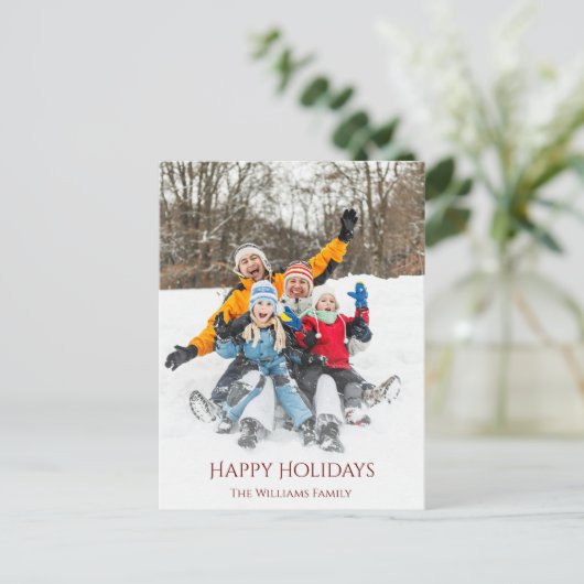 Weihnachten Modernes Foto (Stehend Vorderseite)